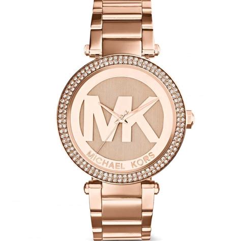 michael kors mk-4194 ladies watch|Michael Kors leather watch.